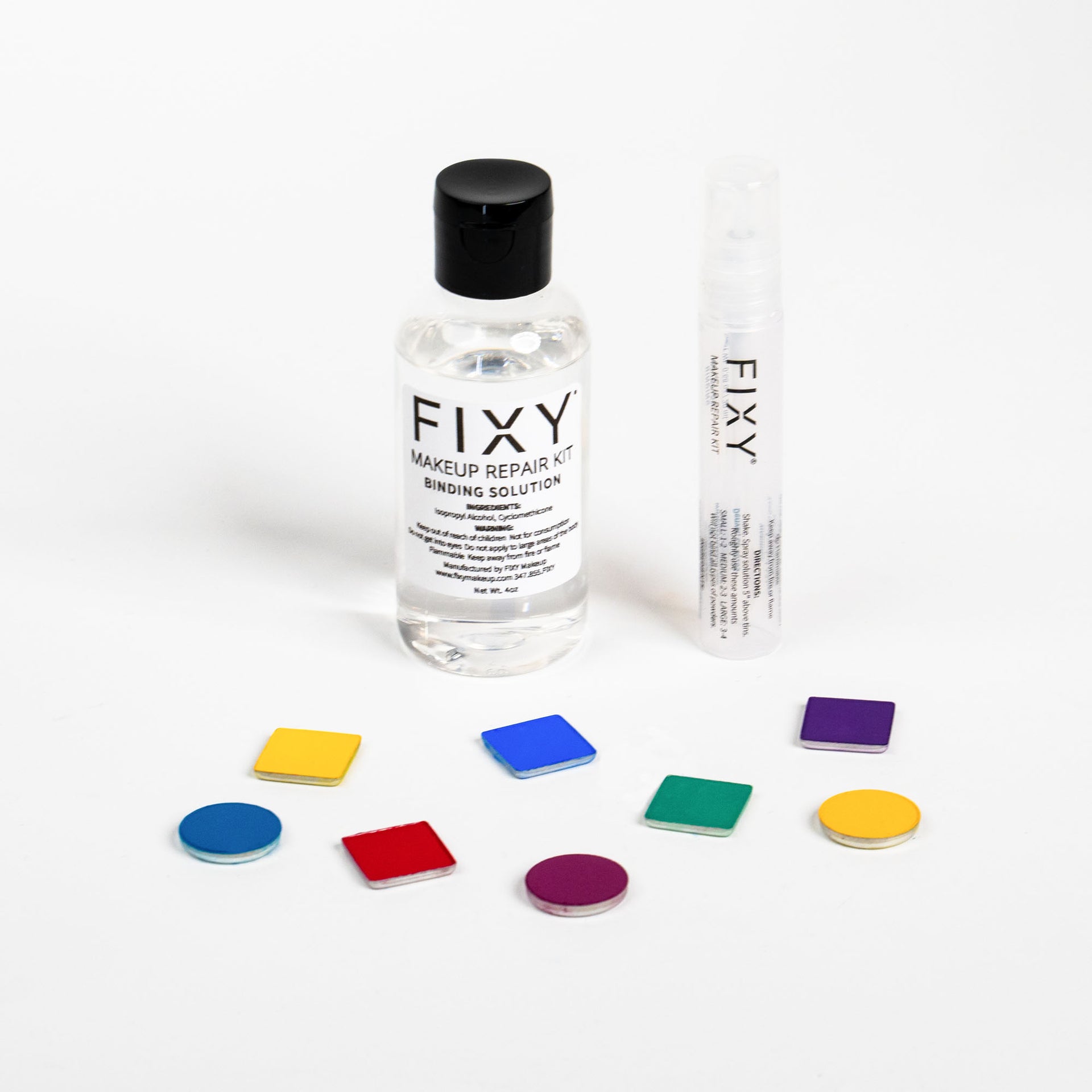 FIXY Large Makeup Repair Binder (4 oz) + Empty Spray Bottle